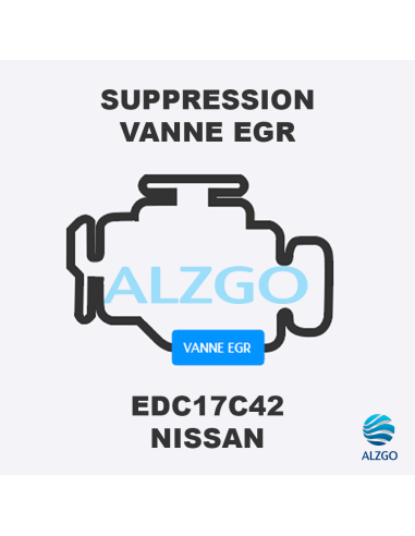 FORFAIT SUPPRESSION VANNE EGR NISSAN EDC17C42