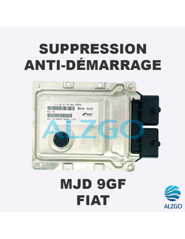SUPPRESSION ANTI DEMARRAGE MJD 9GF FIAT