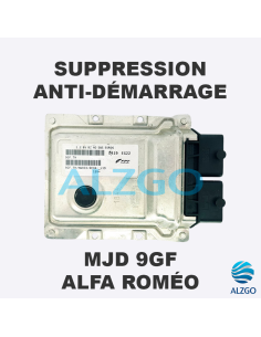 SUPPRESSION ANTI DEMARRAGE MJD 9GF ALFA ROMEO