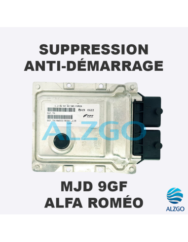SUPPRESSION ANTI DEMARRAGE MJD 9GF ALFA ROMEO