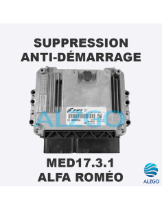 SUPPRESSION ANTI DEMARRAGE MED17.3.1 ALFA ROMEO