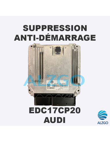 SUPPRESSION ANTI DEMARRAGE EDC17CP20 AUDI