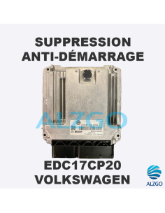 SUPPRESSION ANTI DEMARRAGE EDC17CP20 VOLKSWAGEN