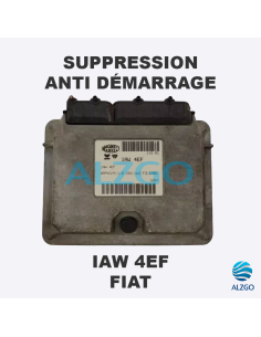 SUPPRESSION ANTI DEMARRAGE IAW 4EF FIAT