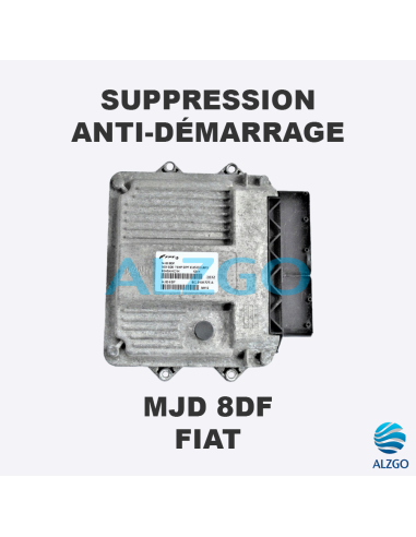 SUPPRESSION ANTI DEMARRAGE MJD 8DF FIAT
