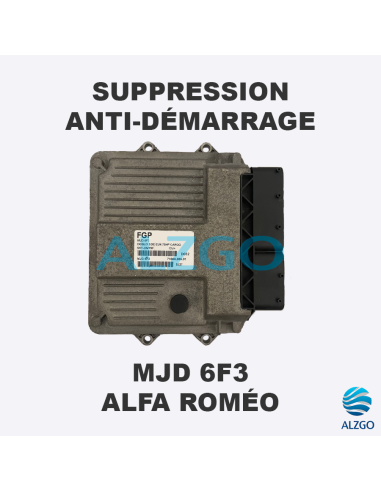 SUPPRESSION ANTI DEMARRAGE MJD 6F3 ALFA ROMEO