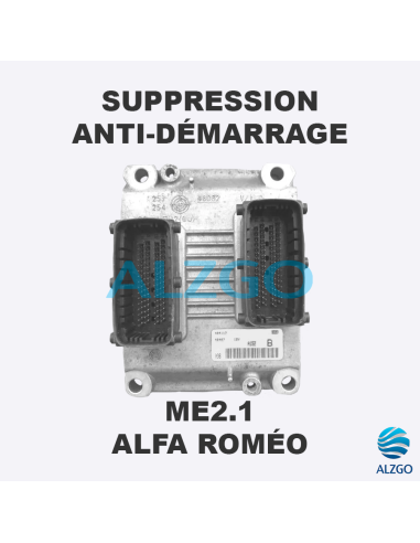 SUPPRESSION ANTI DEMARRAGE ME2.1 ALFA ROMEO