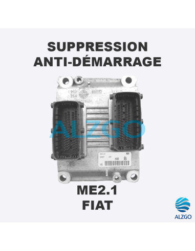 SUPPRESSION ANTI DEMARRAGE ME2.1 FIAT