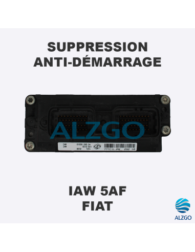 SUPPRESSION ANTI DEMARRAGE IAW 5AF FIAT