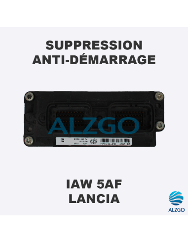 SUPPRESSION ANTI DEMARRAGE IAW 5AF LANCIA