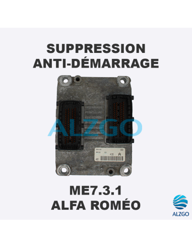 SUPPRESSION ANTI DEMARRAGE ME7.3.1 ALFA ROMEO
