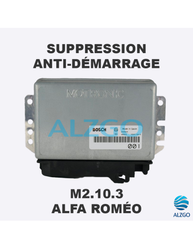 SUPPRESSION ANTI DEMARRAGE M2.10.3...