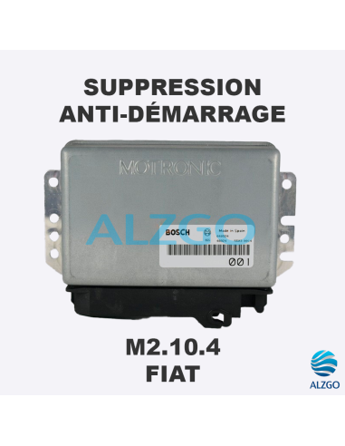 SUPPRESSION ANTI DEMARRAGE M2.10.4 FIAT