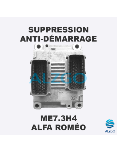 SUPPRESSION ANTI DEMARRAGE ME7.3H4 ALFA ROMEO