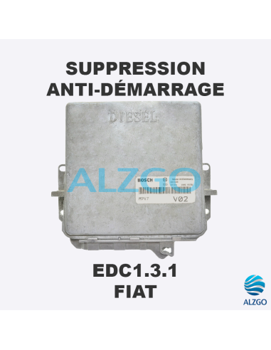 SUPPRESSION ANTI DEMARRAGE EDC1.3.1 FIAT