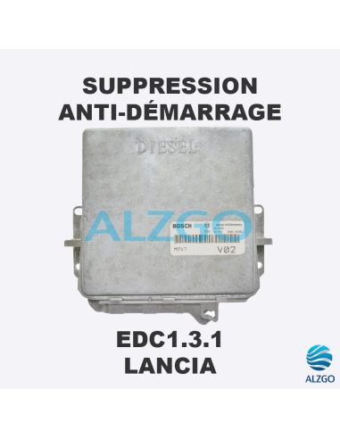 SUPPRESSION ANTI DEMARRAGE EDC1.3.1 LANCIA