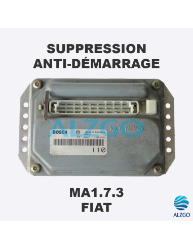 SUPPRESSION ANTI DEMARRAGE MA1.7.3 FIAT