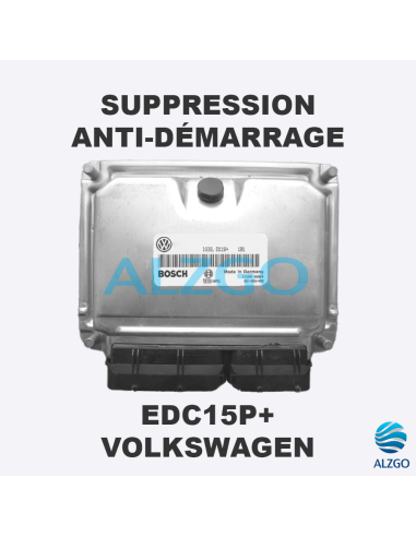 SUPPRESSION ANTI DEMARRAGE EDC15P+ VOLKSWAGEN