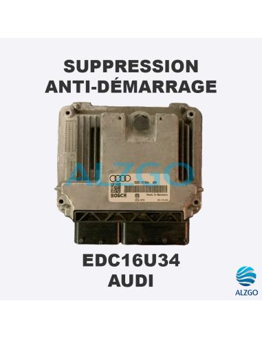 SUPPRESSION ANTI DEMARRAGE EDC16U34 AUDI