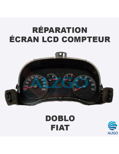 REPARATION ECRAN LCD COMPTEUR FIAT DOBLO