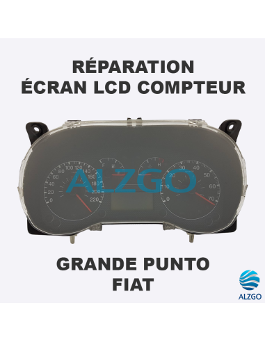 REPARATION ECRAN LCD COMPTEUR FIAT GRANDE PUNTO