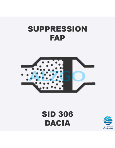 FORFAIT SUPPRESSION FAP DACIA SID 306