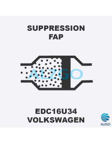 FORFAIT SUPPRESSION FAP VOLKSWAGEN EDC16U34