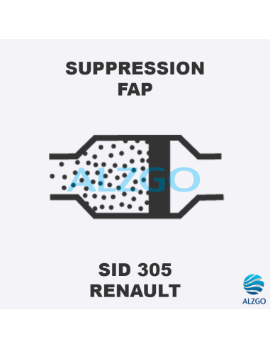 FORFAIT SUPPRESSION FAP RENAULT SID 305