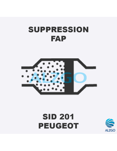 FORFAIT SUPPRESSION FAP PEUGEOT SID 201