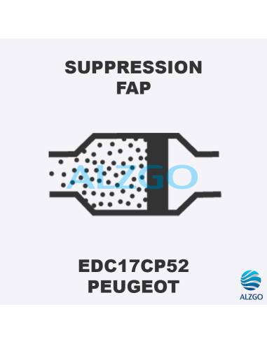 FORFAIT SUPPRESSION FAP PEUGEOT EDC17CP52