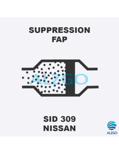 FORFAIT SUPPRESSION FAP NISSAN SID 309