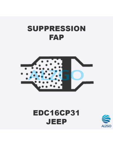 FORFAIT SUPPRESSION FAP JEEP EDC16CP31