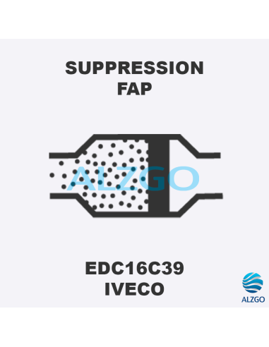 FORFAIT SUPPRESSION FAP IVECO EDC16C39
