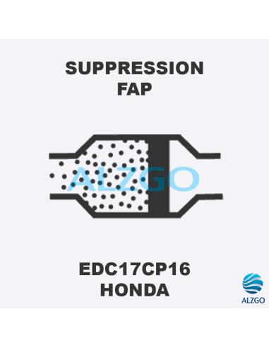 FORFAIT SUPPRESSION FAP HONDA EDC17CP16
