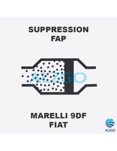 FORFAIT SUPPRESSION FAP FIAT MARELLI 9DF