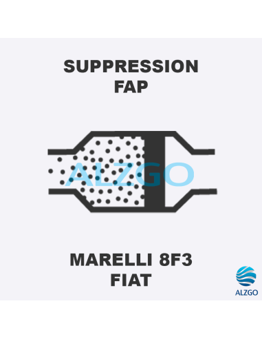 FORFAIT SUPPRESSION FAP FIAT MARELLI 8F3