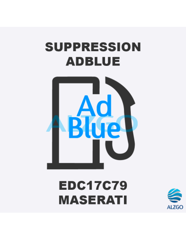 SUPPRESSION ADBLUE MASERATI EDC17C79