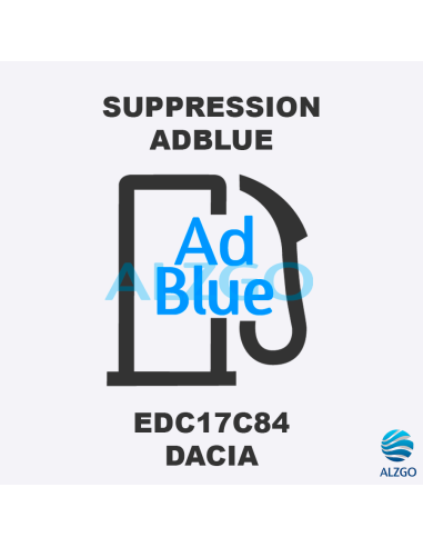 SUPPRESSION ADBLUE DACIA EDC17C84