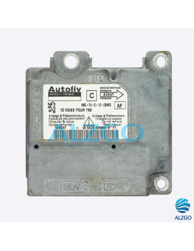 BOITIER AIRBAG PEUGEOT / CITROEN REF: 9654491280