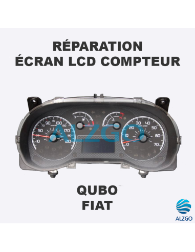 REPARATION ECRAN LCD COMPTEUR FIAT QUBO