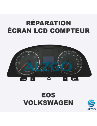 REPARATION ECRAN LCD COMPTEUR VOLKSWAGEN EOS