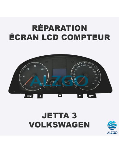 REPARATION ECRAN LCD COMPTEUR VOLKSWAGEN JETTA 3