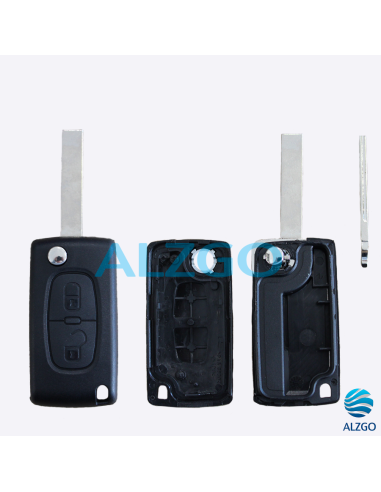 COQUE CLEF PEUGEOT / CITROËN 2 BOUTONS HU83