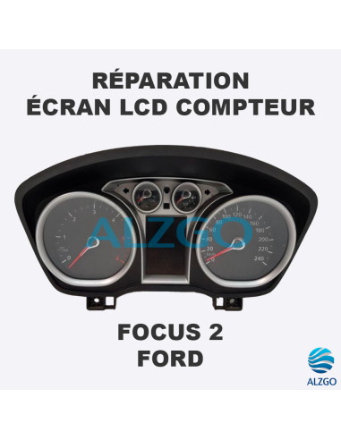 REPARATION ECRAN LCD COMPTEUR FORD FOCUS 2