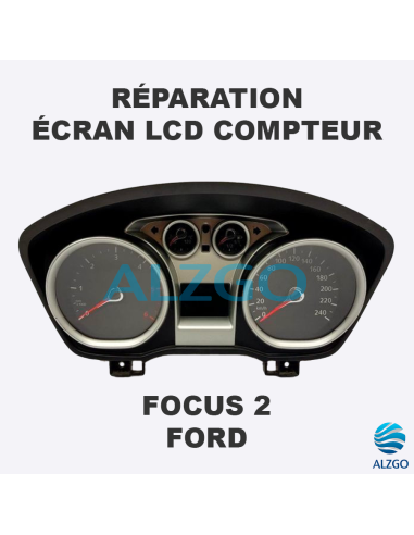 REPARATION ECRAN LCD COMPTEUR FORD FOCUS 2