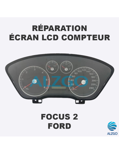REPARATION ECRAN LCD COMPTEUR FORD FOCUS 2