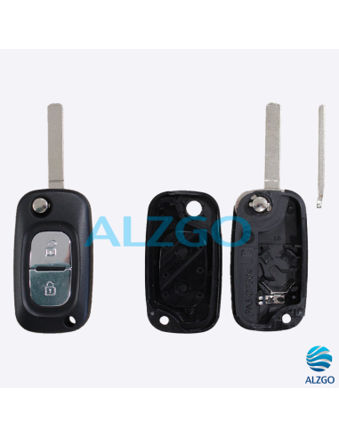 COQUE CLEF RENAULT 2 BOUTONS VA2