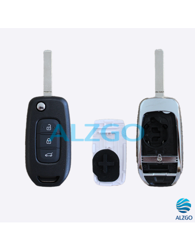 COQUE CLEF RENAULT 3 BOUTONS VA2