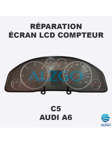 REPARATION ECRAN LCD COMPTEUR AUDI A6 C5