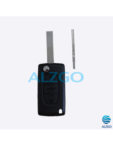 CLEF PEUGEOT / CITROËN FSK 3 BOUTONS (COFFRE) PCF7961